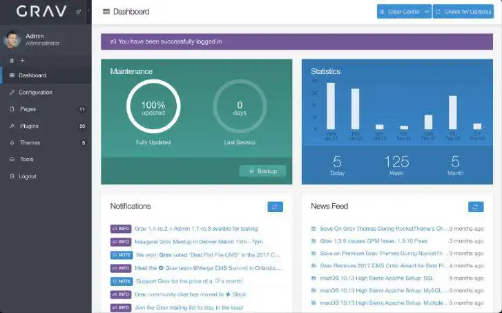 Télécharger l'outil Web ou l'application Web Grav