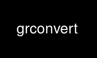 Run grconvert in OnWorks free hosting provider over Ubuntu Online, Fedora Online, Windows online emulator or MAC OS online emulator