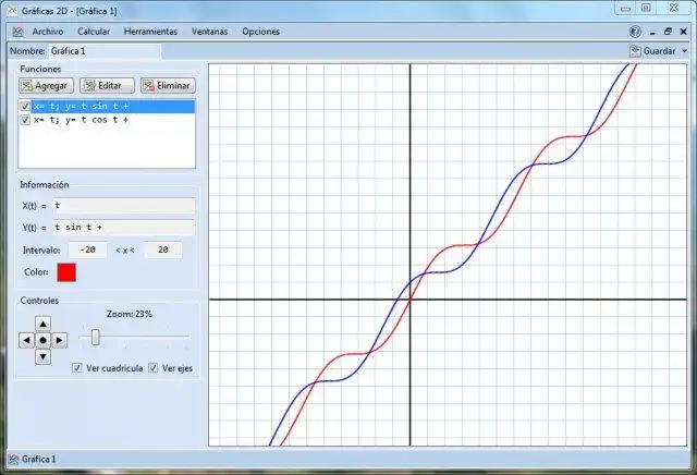 Download web tool or web app Gráficas 2D to run in Linux online