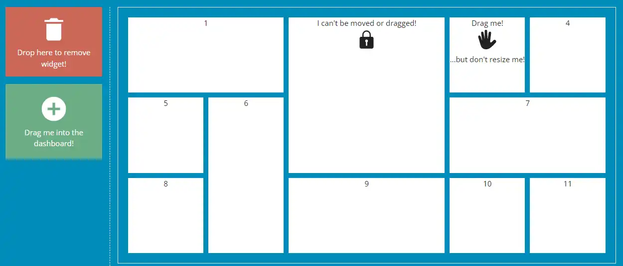 Download web tool or web app gridstack.js