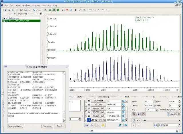 Descargue la herramienta web o la aplicación web GSim: herramienta para espectroscopia de RMN