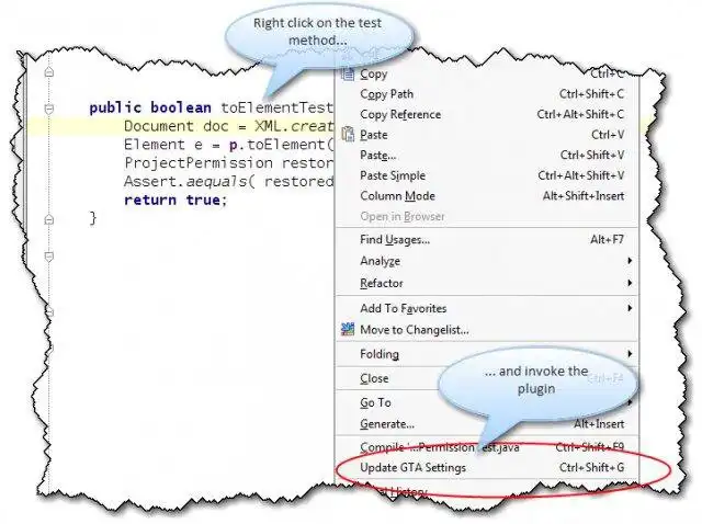 Download web tool or web app GTA Idea Plugin