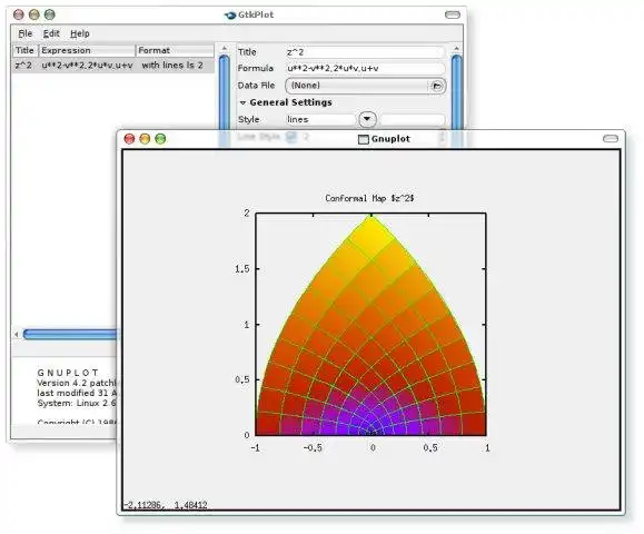 Download web tool or web app GtkPlot to run in Linux online