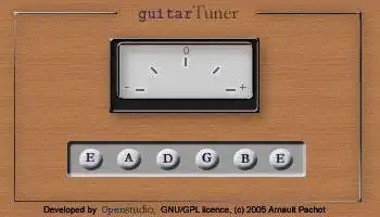 Download web tool or web app Guitar Tuner Java Applet