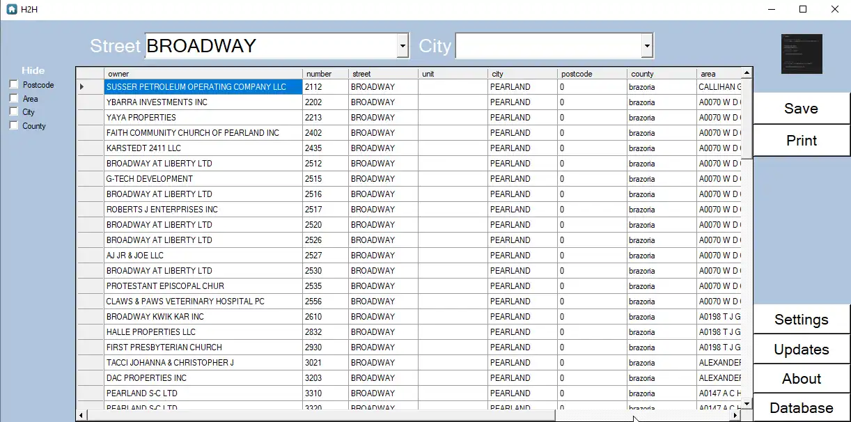 Download web tool or web app H2H