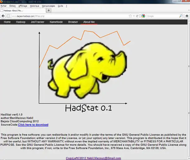 Download web tool or web app HadStat to run in Windows online over Linux online