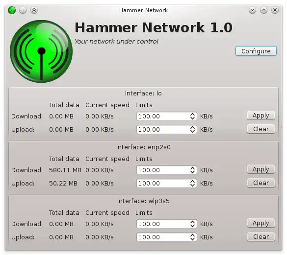 Download web tool or web app Hammer Network