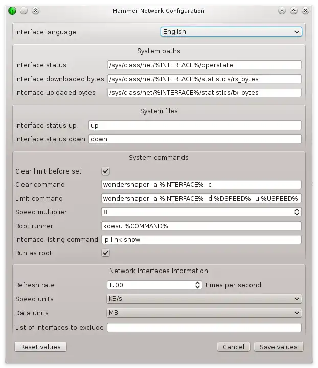 Download web tool or web app Hammer Network