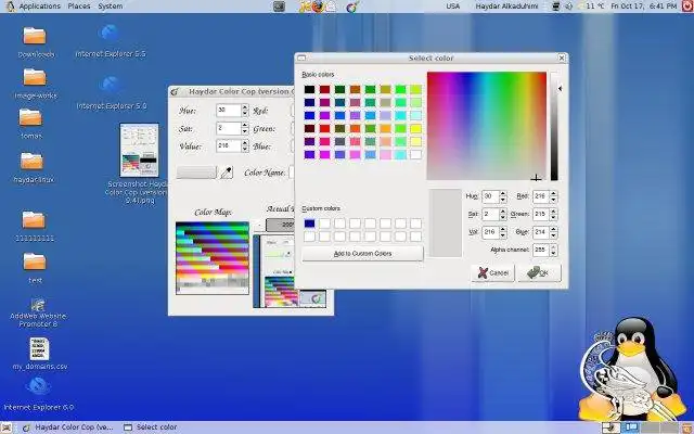 Download web tool or web app Haydar Color Cop