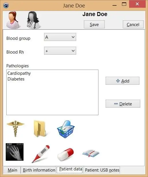 Download web tool or web app Health Organizer