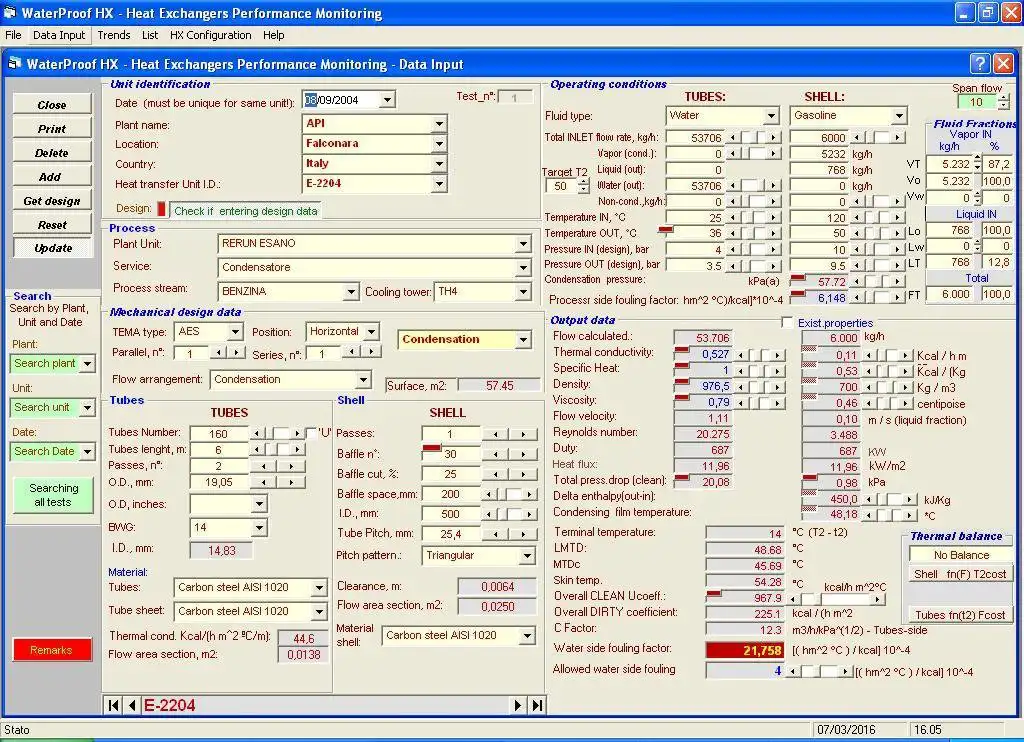 Download web tool or web app Heat transfer performance to run in Windows online over Linux online