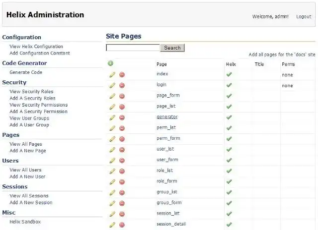 Download web tool or web app Helix PHP Framework