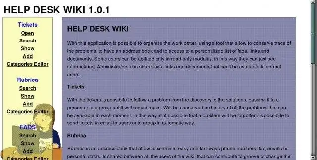 Download web tool or web app Help Desk Wiki