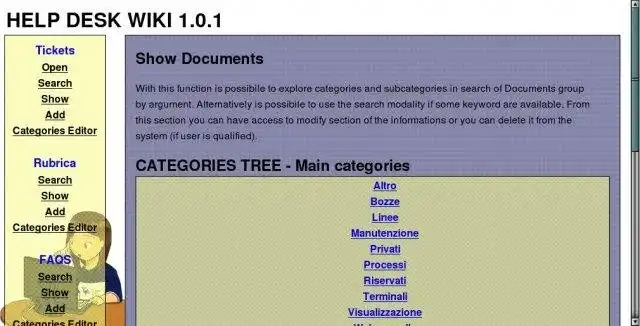 Descărcați instrumentul web sau aplicația web Help Desk Wiki