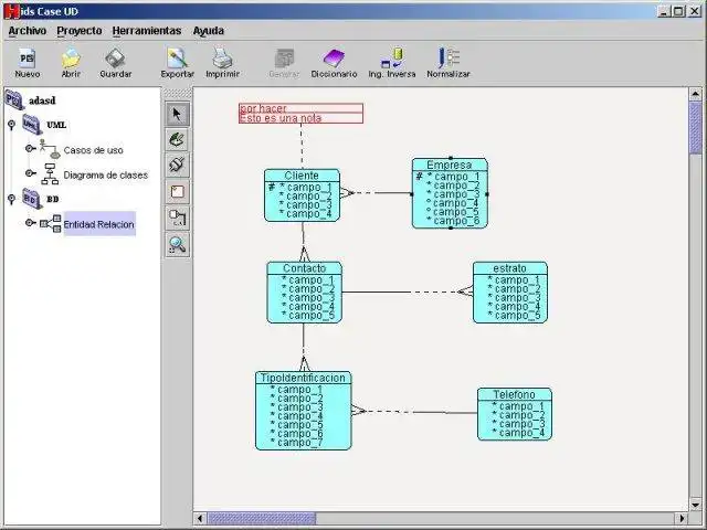 Download web tool or web app HIDS CASE UD - UML CASE Tool