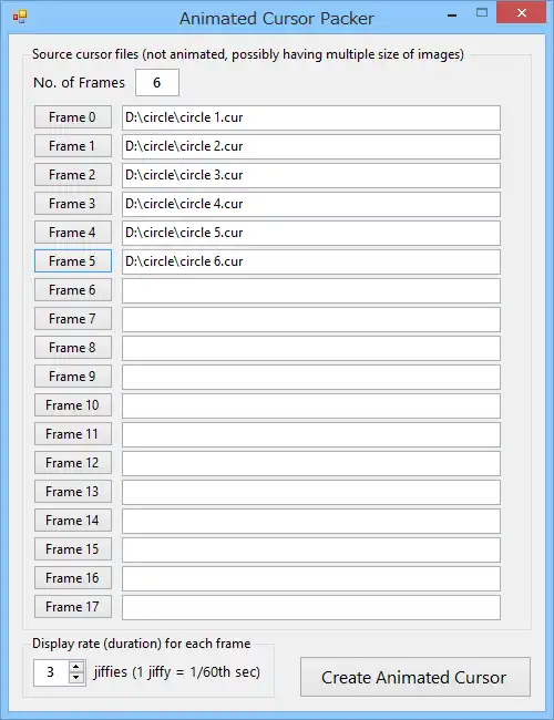 Download web tool or web app High DPI Cursor Changer