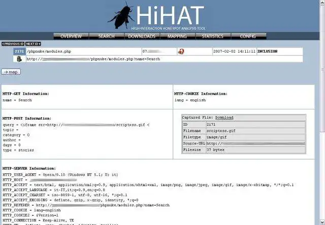 Download web tool or web app High Interaction Honeypot Analysis Tool