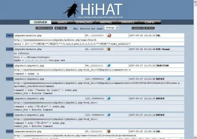 Download web tool or web app High Interaction Honeypot Analysis Tool