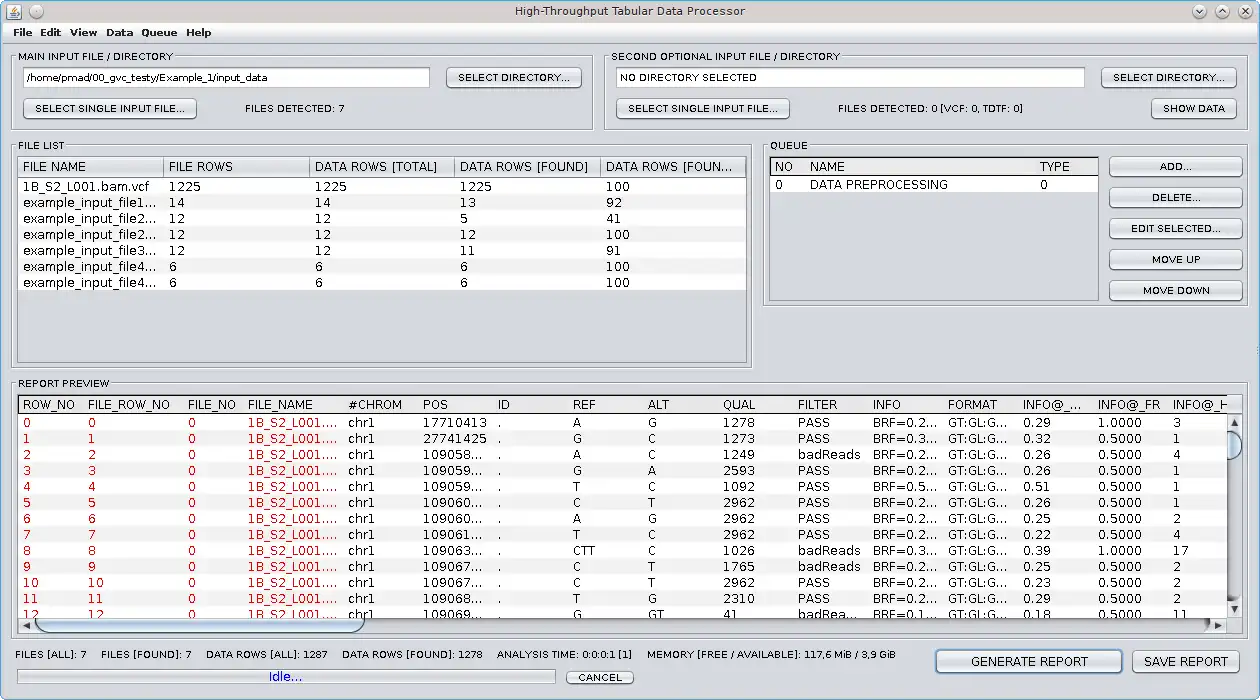 Download web tool or web app High-Throughput Tabular Data Processor to run in Linux online