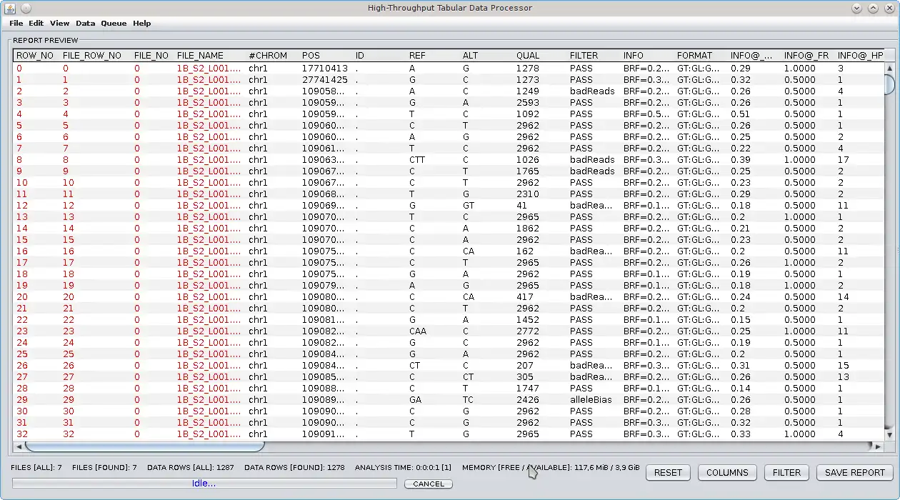 Download web tool or web app High-Throughput Tabular Data Processor to run in Linux online