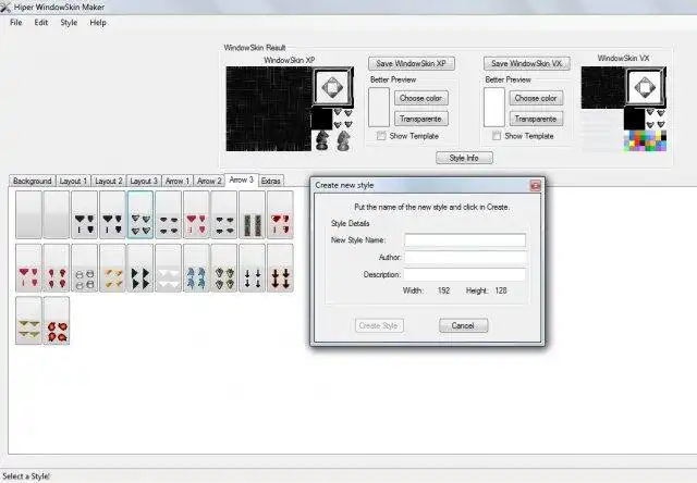 Download web tool or web app Hiper WindowSkin Maker 2.0