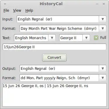 Download web tool or web app HistoryCal