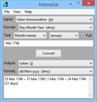 Download web tool or web app HistoryCal