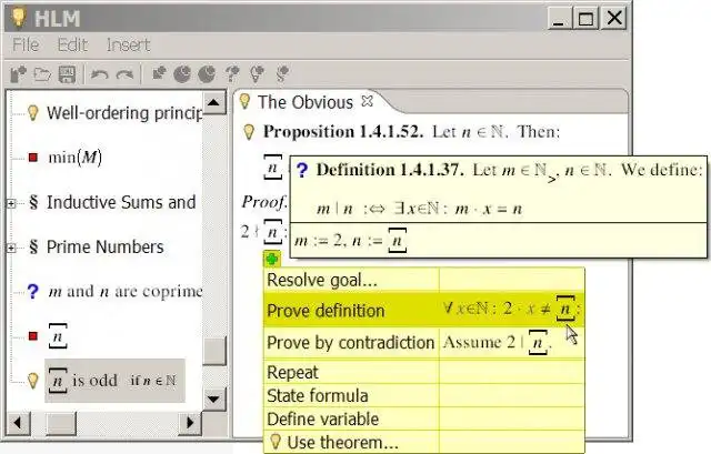 Download web tool or web app HLM Proof Assistant to run in Windows online over Linux online
