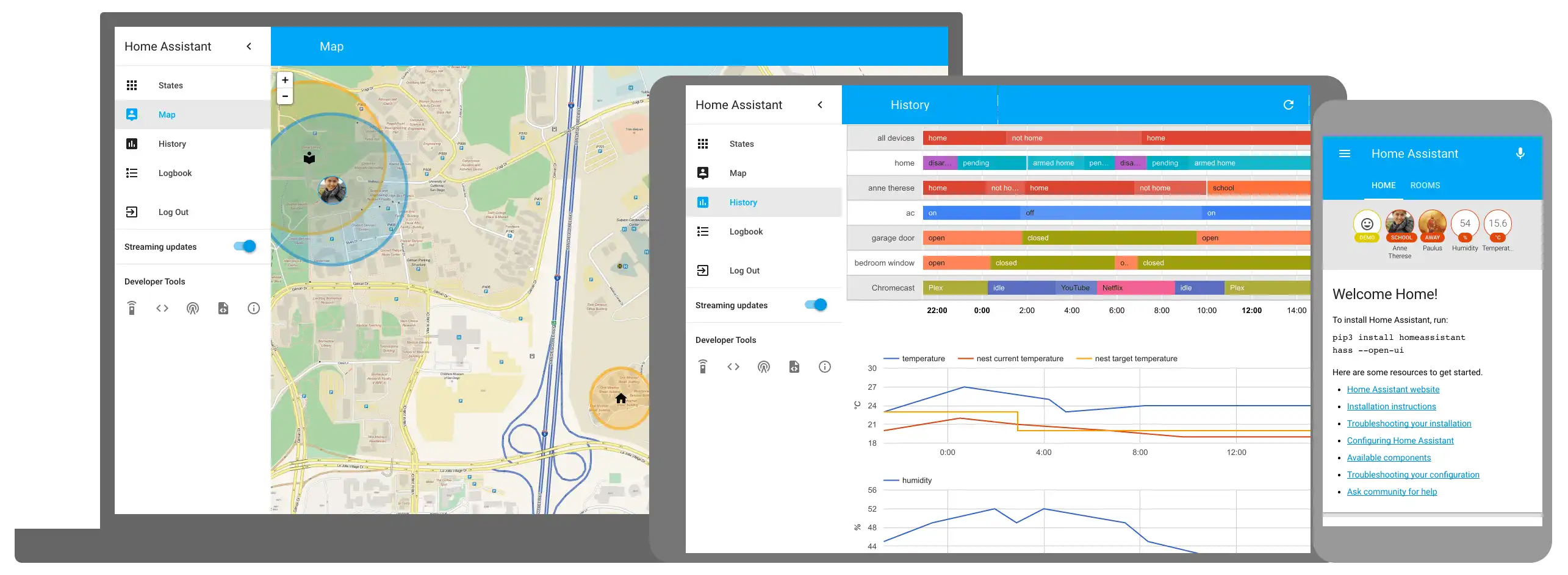 Download web tool or web app Home Assistant