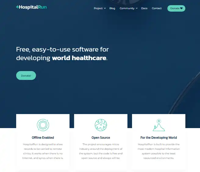 Download web tool or web app HospitalRun website