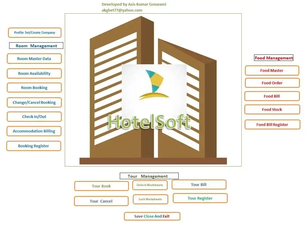 Download web tool or web app HotelSoft