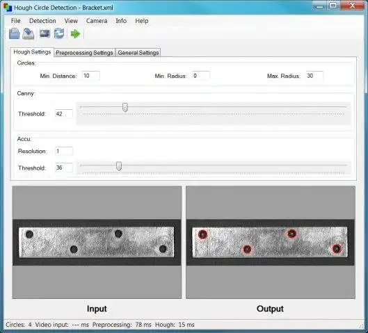 Download web tool or web app Hough Circle Detection