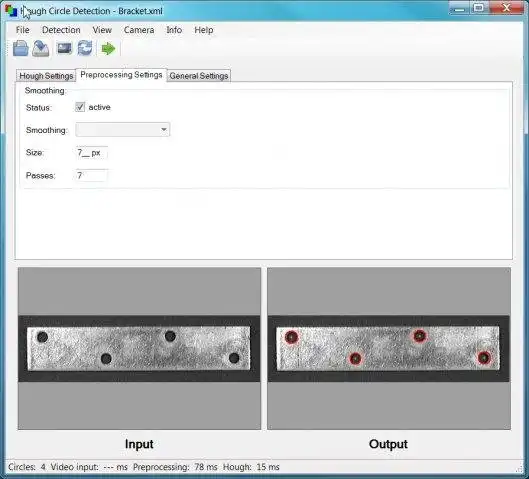 Download web tool or web app Hough Circle Detection