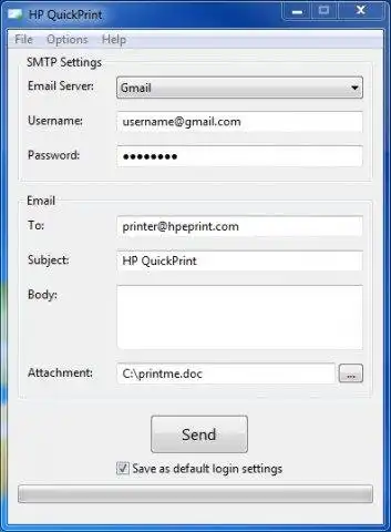 Download web tool or web app HP QuickPrint