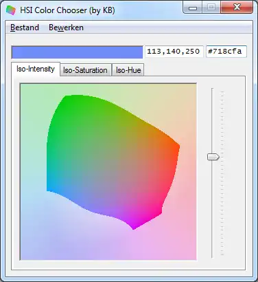 Download web tool or web app HSI ColorChooser