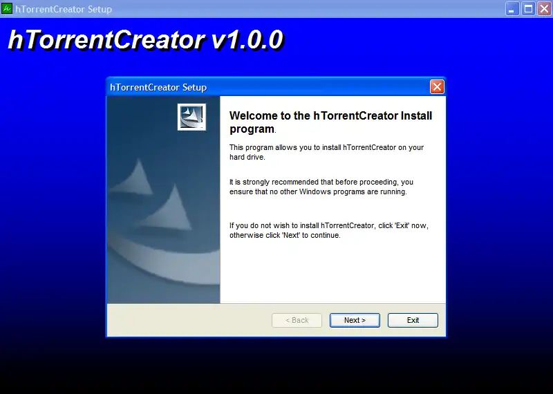 Download web tool or web app hTorrentCreator (a.k.a. hCreateTorrent)