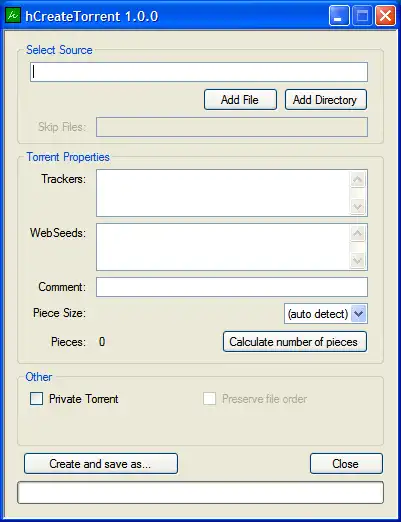 Download web tool or web app hTorrentCreator (a.k.a. hCreateTorrent)