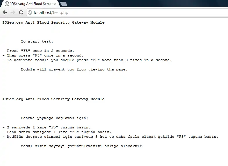 Download web tool or web app HTTP Anti Flood/DoS Security Module