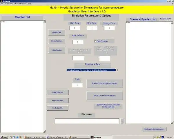 Download web tool or web app Hybrid Stochastic Sim for Supercomputers to run in Linux online