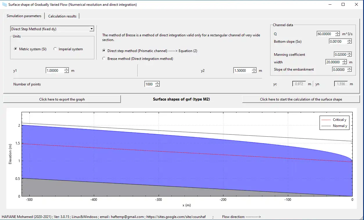 Download web tool or web app hydraulics_channel_gvf