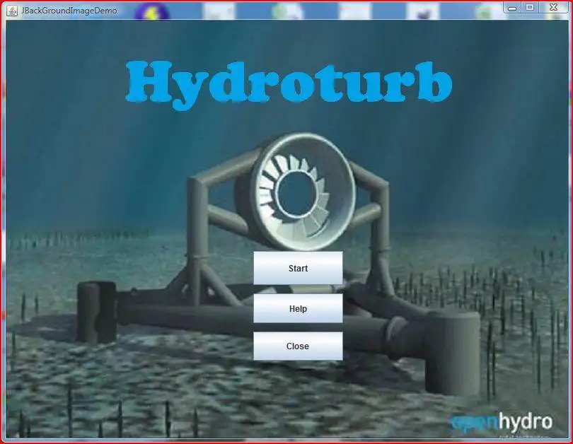 Download web tool or web app HydroTurb to run in Windows online over Linux online