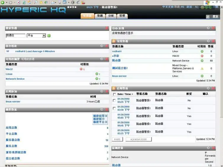 Download web tool or web app Hyperic HQ简体中文