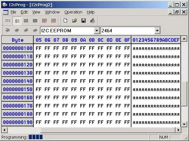 Download web tool or web app I2C EEPROM Programmer to run in Windows online over Linux online