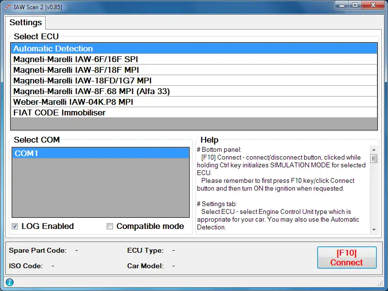 Download web tool or web app IAW Scan 2 to run in Windows online over Linux online