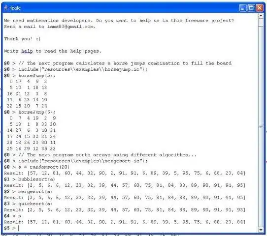 Download web tool or web app ICalc