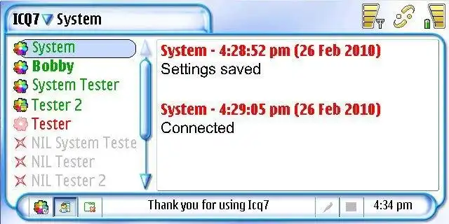 Download web tool or web app ICQ7