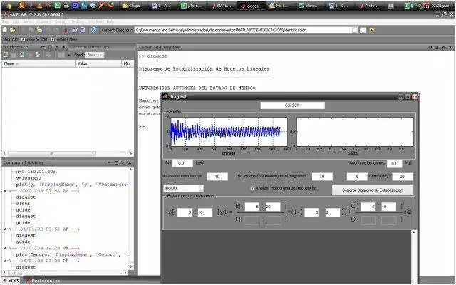 Download web tool or web app Identificación Estructural to run in Windows online over Linux online