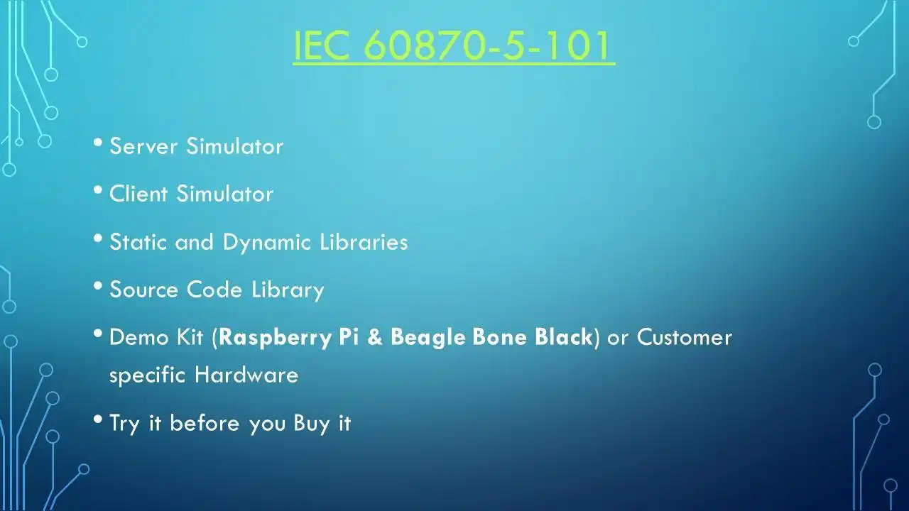 Download web tool or web app IEC 60870-5-101 ( IEC 101 ) - Protocol  to run in Linux online