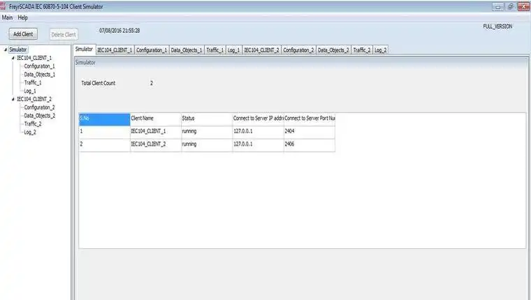 Download web tool or web app IEC 60870-5-104 Client Master Simulator  to run in Linux online