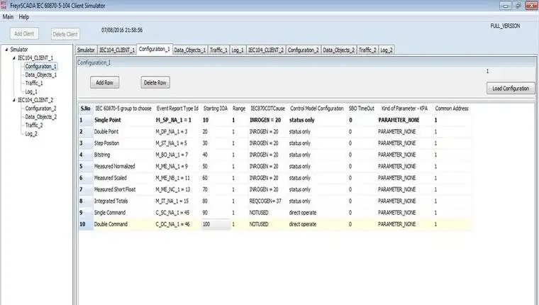 Download web tool or web app IEC 60870-5-104 Client Master Simulator  to run in Linux online